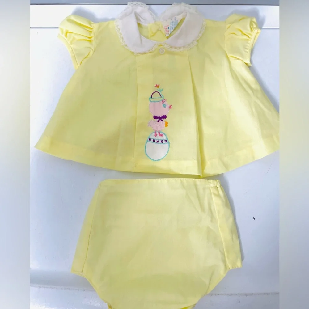 VINTAGE 1980’s BABY SPRING DRESS NEW!!